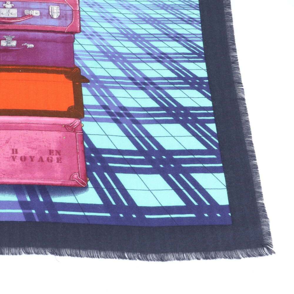 HERMES Black Silk Scarf - Picture 5 of 7